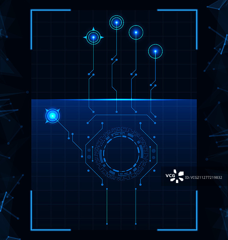 指纹扫描仪、认证、识别系统插画矢量素材图片素材