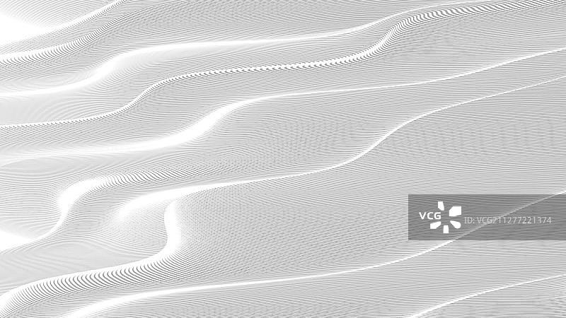 2.5D条纹波浪抽象背景图片素材