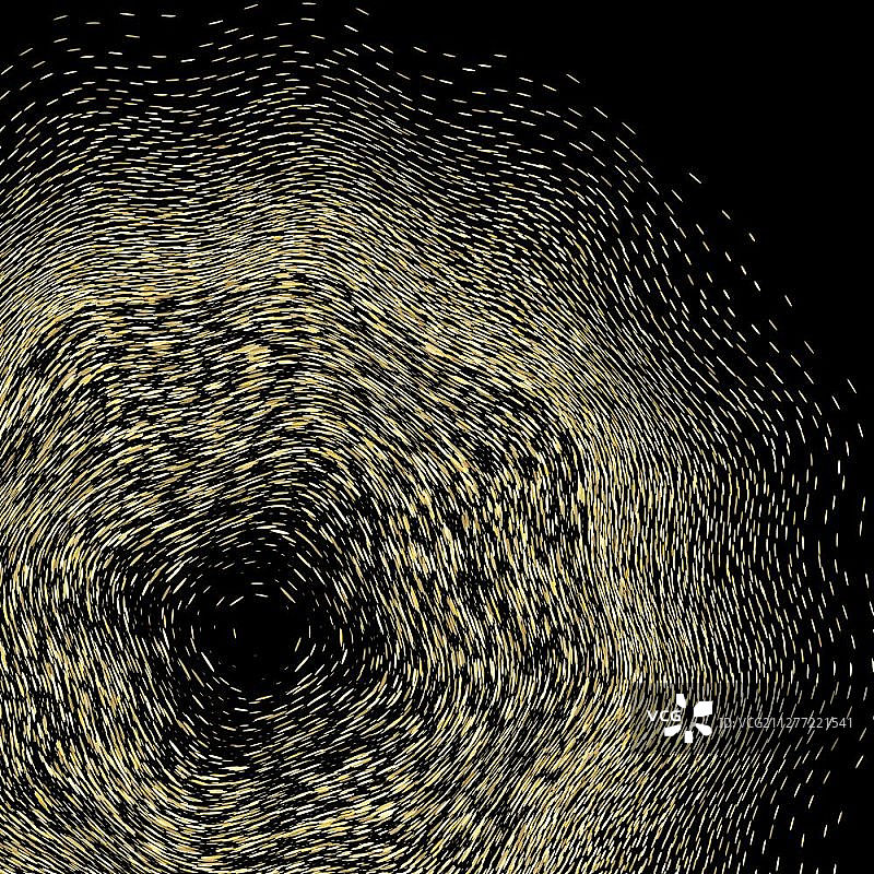 抽象背景，渐变效果的光学错觉。点状效果。有节奏的噪点粒子。颗粒纹理，矢量抽象插图图片素材