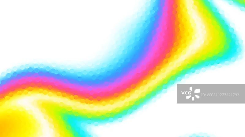抽象彩虹彩色组合，适用于banner、标题、演示文稿、企业形象、宣传单、海报、封面背景、壁纸。矢量EPS10，包含网格渐变。抽象彩虹全息背景，矢量网格渐变图片素材