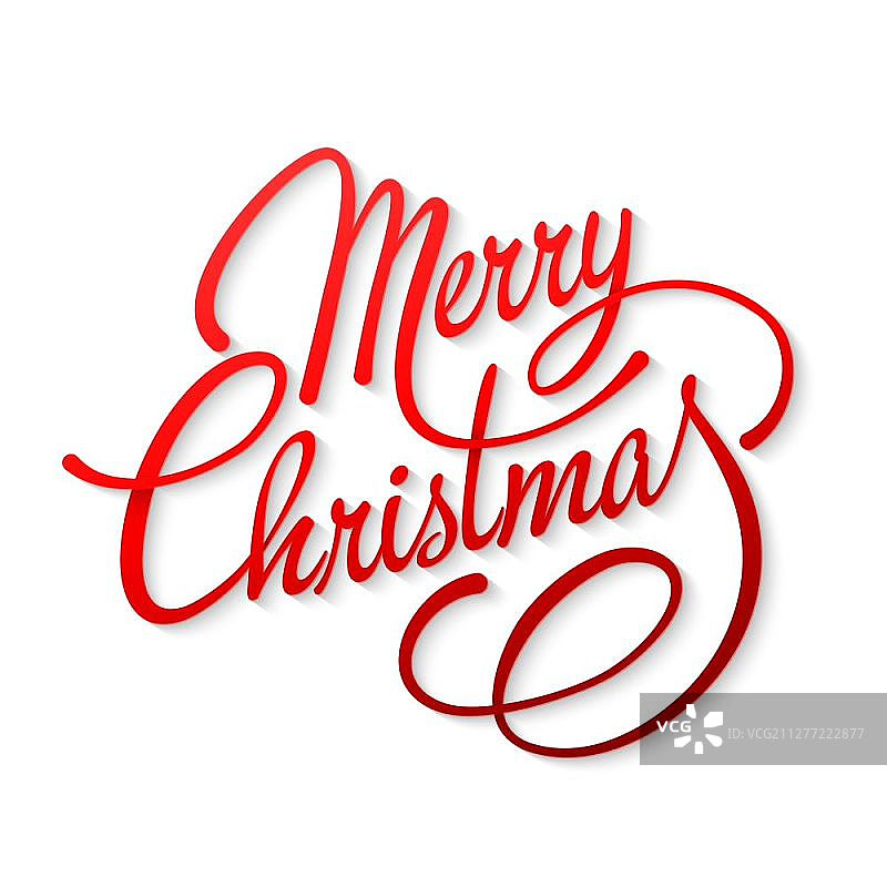 圣诞快乐文字圣诞贺卡图片素材