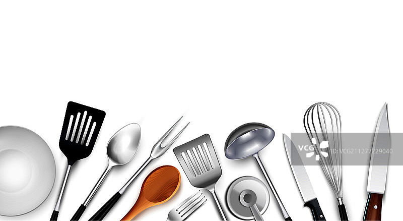 厨房用具烹饪工具背景图片素材