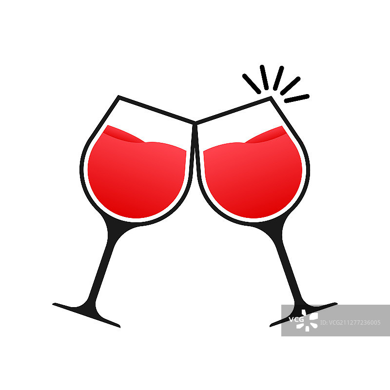 葡萄酒杯图标素材图片素材