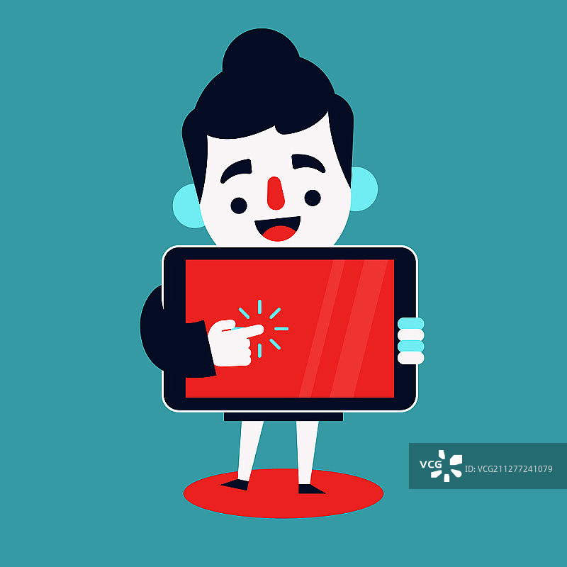 互联网主题小工具矢量艺术图片素材