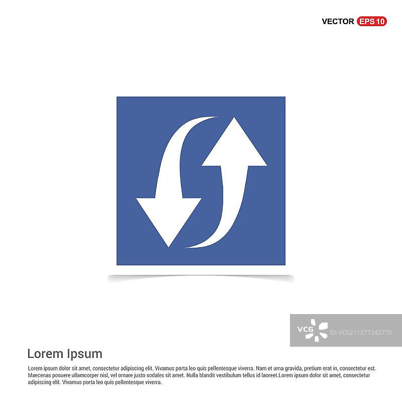 重新加载图标 - 蓝色相框图片素材