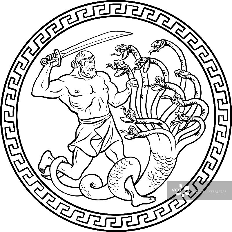 九头蛇：赫拉克勒斯十二项伟业图片素材