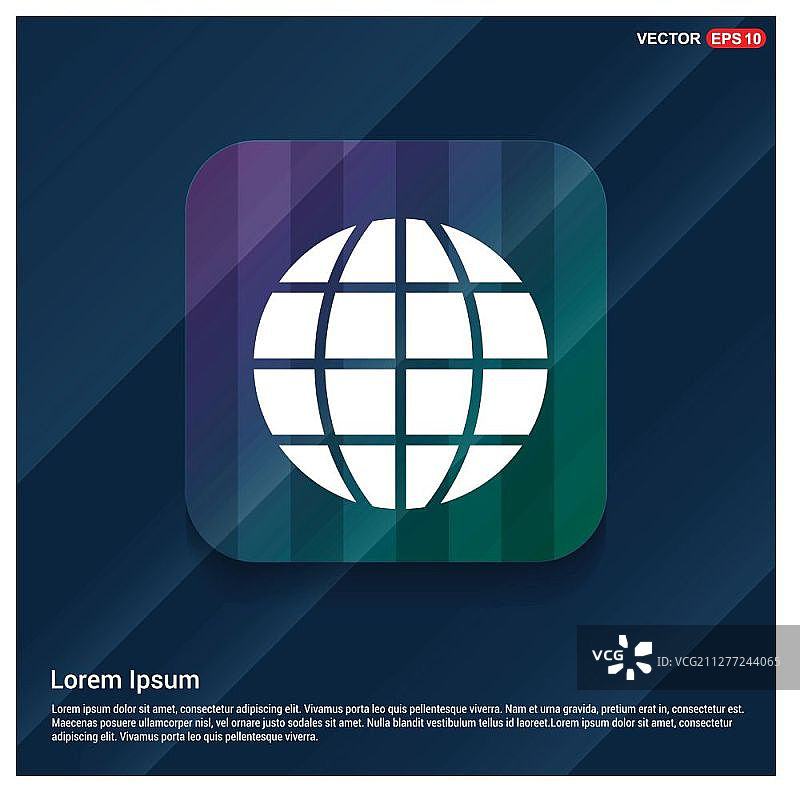 世界地球仪图标图片素材