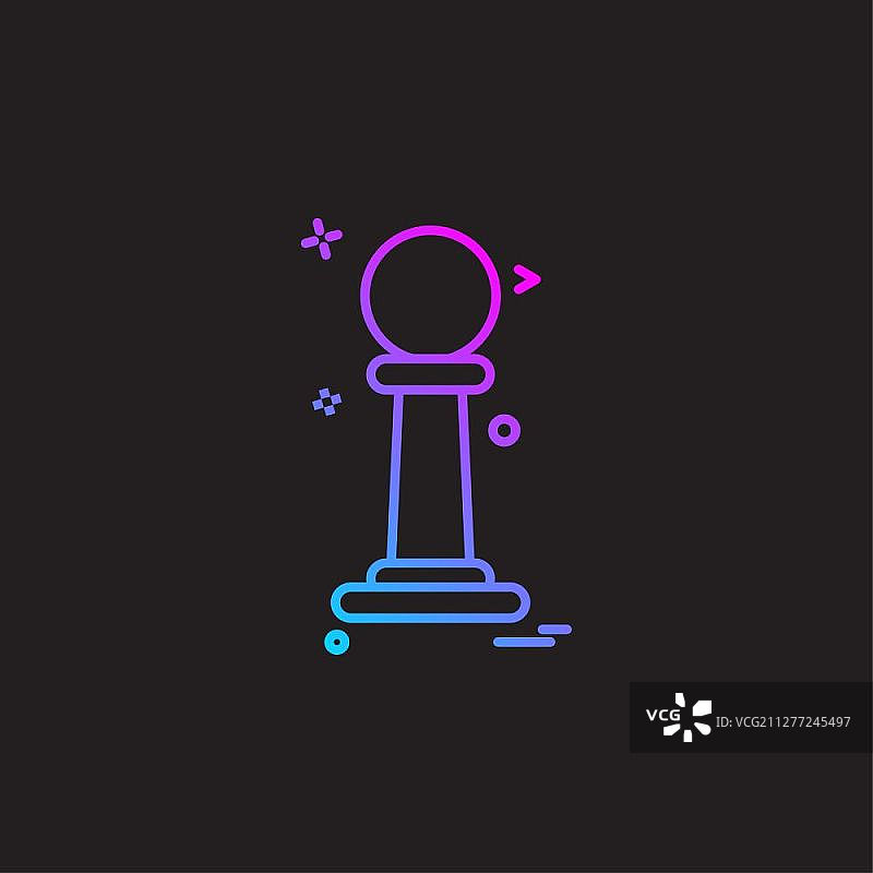 奥斯卡电影图标矢量设计图片素材