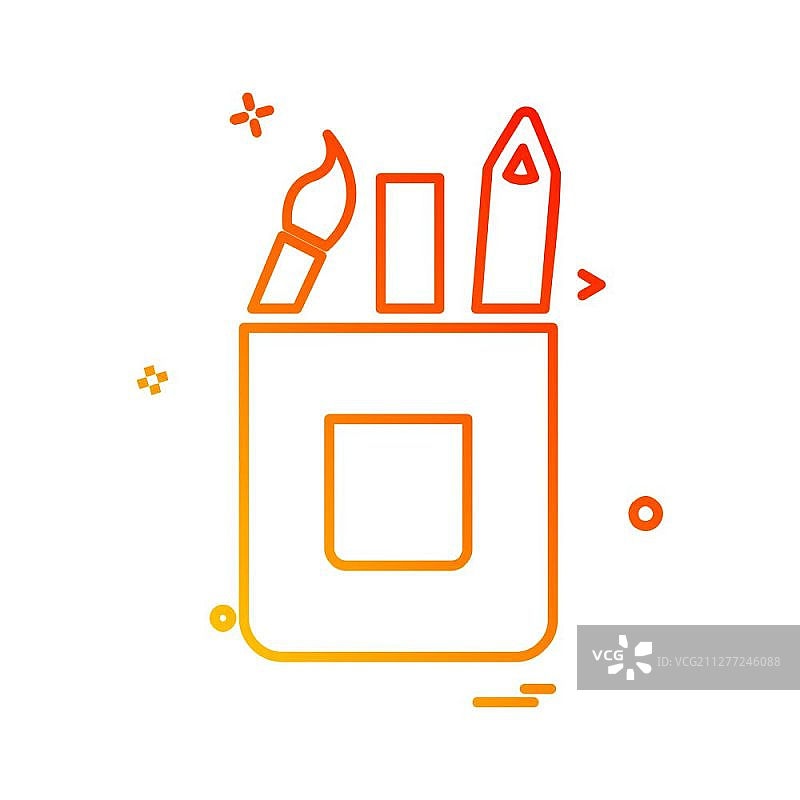 铅笔图标设计矢量图片素材