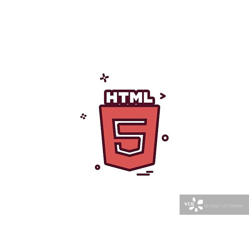 HTML5图标设计矢量素材图片素材