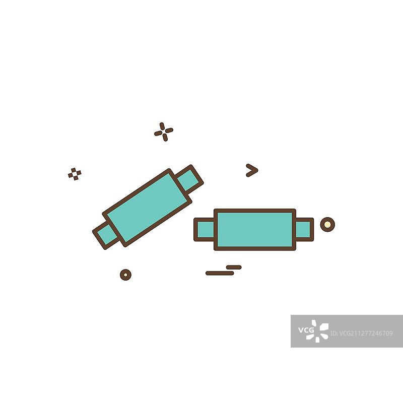 板球运动三柱门图标矢量设计图片素材