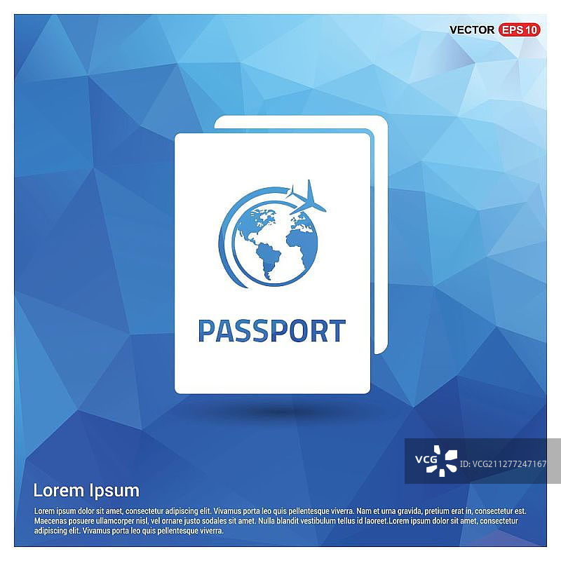 护照图标图片素材