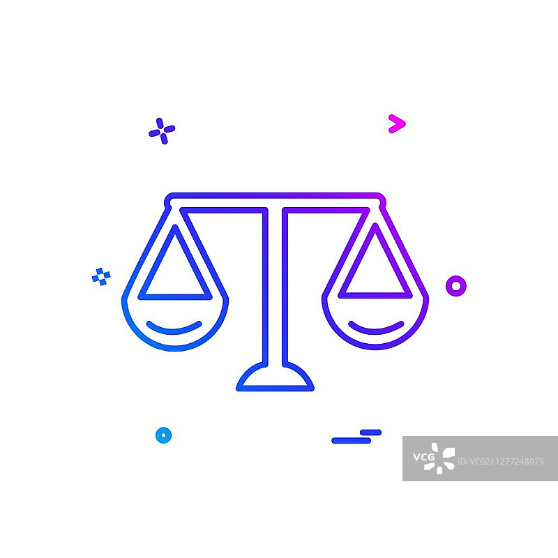 天秤座图标设计矢量图片素材