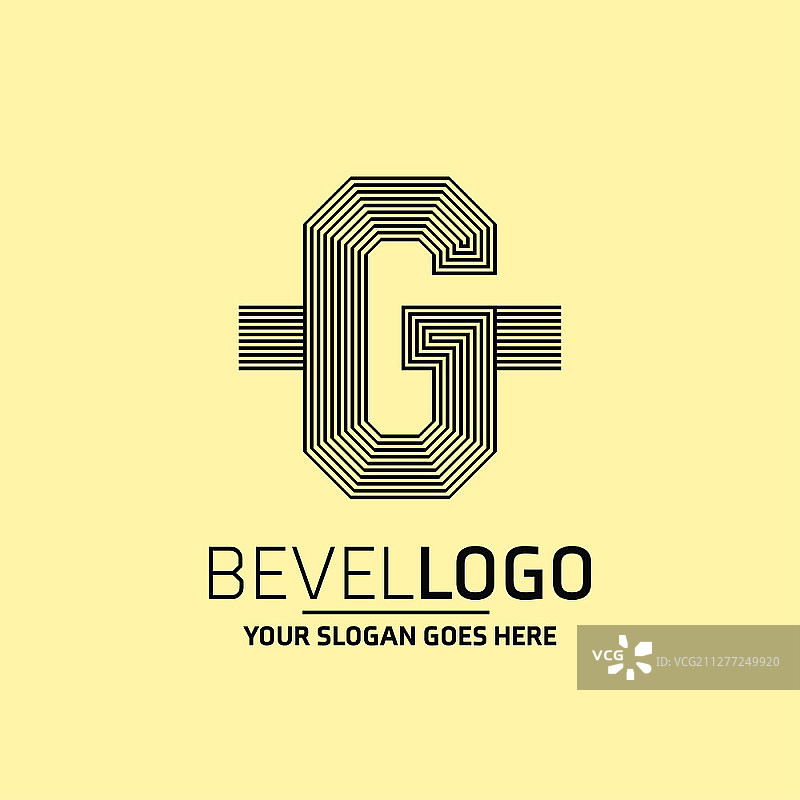 字母标志设计与优雅的设计和排版向量图片素材