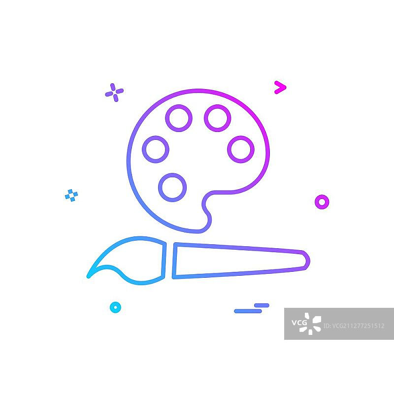 油漆图标设计矢量图片素材