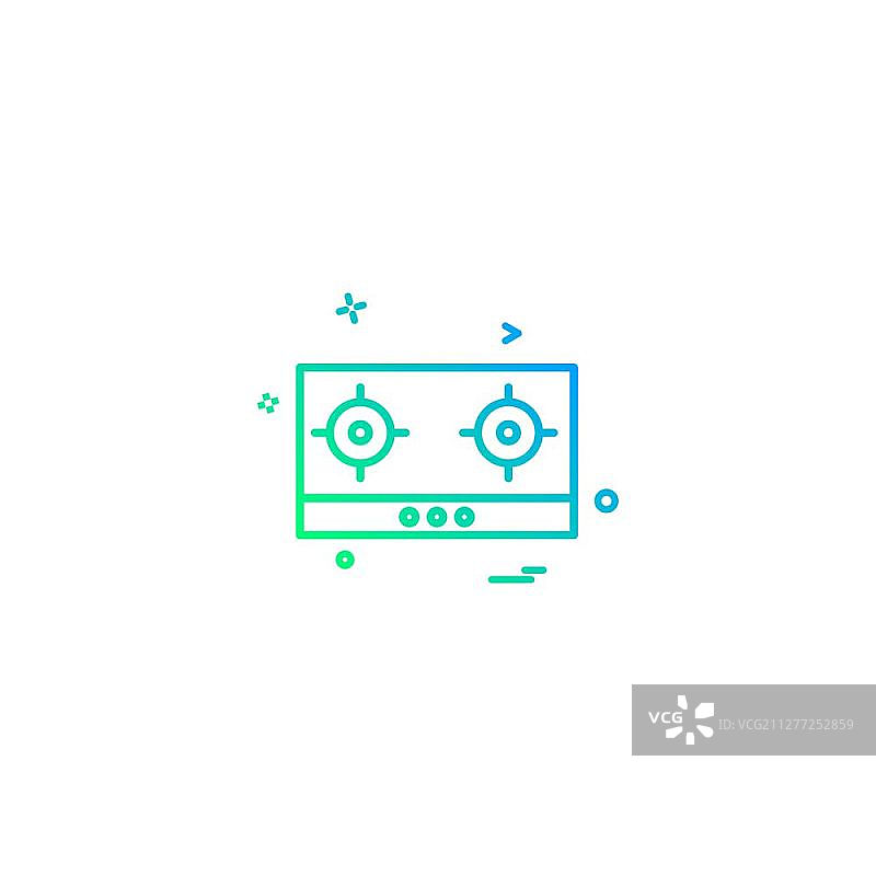 小屋图标设计矢量图图片素材