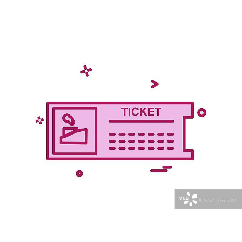 票务图标设计矢量素材图片素材