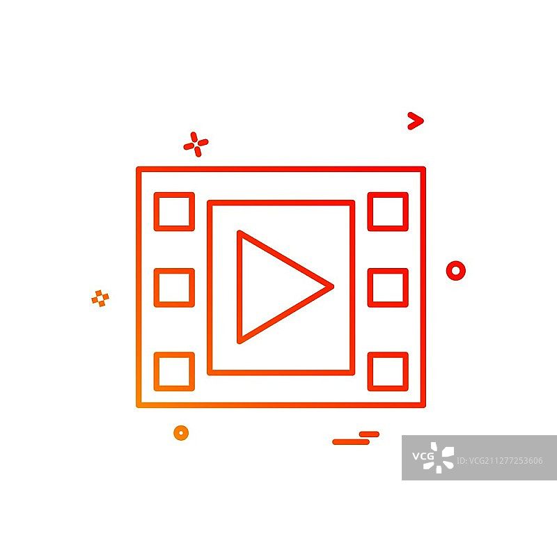 媒体图标设计矢量图片素材