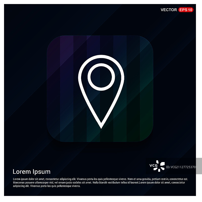 地图图钉图标图片素材