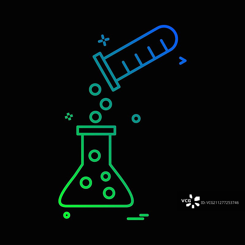 试管烧瓶混合图标矢量设计图片素材
