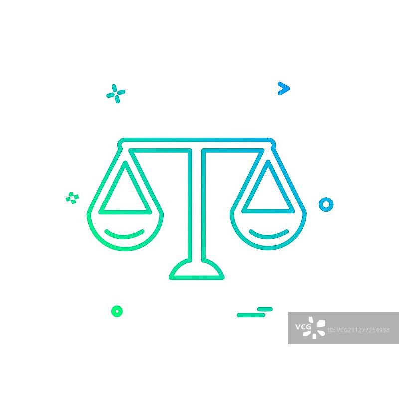 天秤座图标设计矢量图片素材