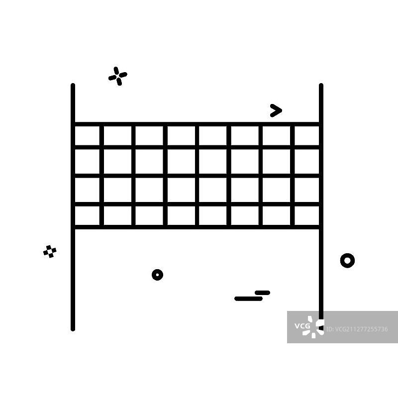 排球图标矢量设计图片素材