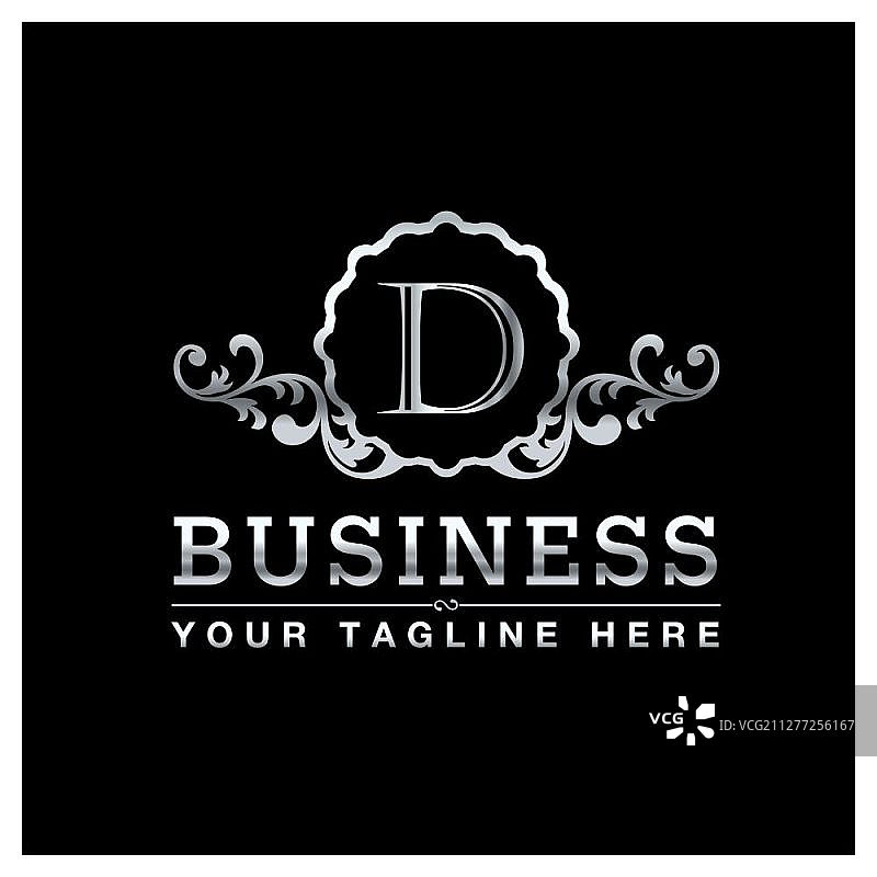 字母标志设计与优雅的设计和排版向量图片素材