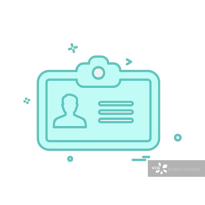 身份证图标设计矢量图图片素材