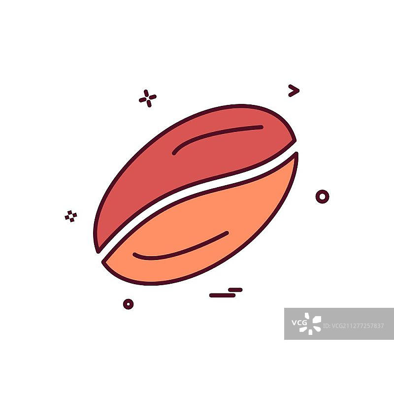 咖啡豆图标设计矢量素材图片素材