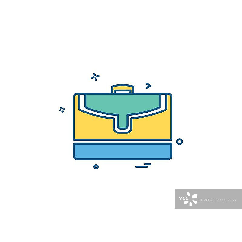 公文包图标设计矢量图片素材