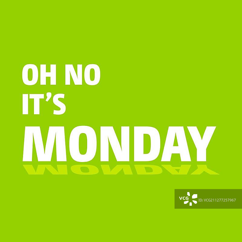 星期一排版设计矢量素材图片素材