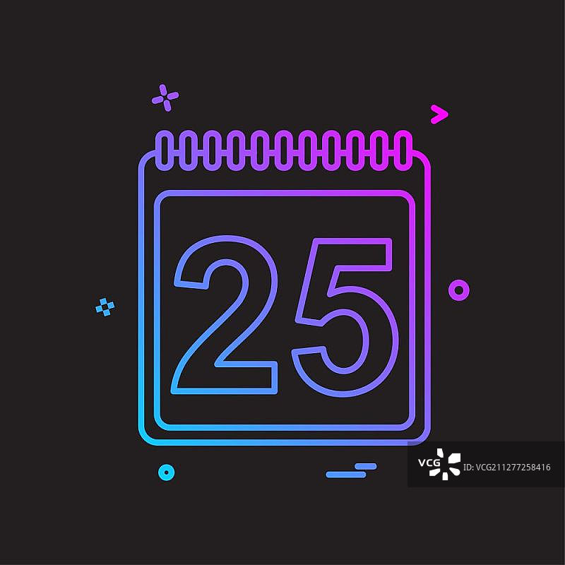 12月25日图标设计矢量素材图片素材