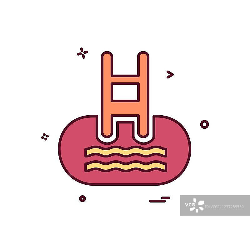 海洋图标设计矢量图图片素材