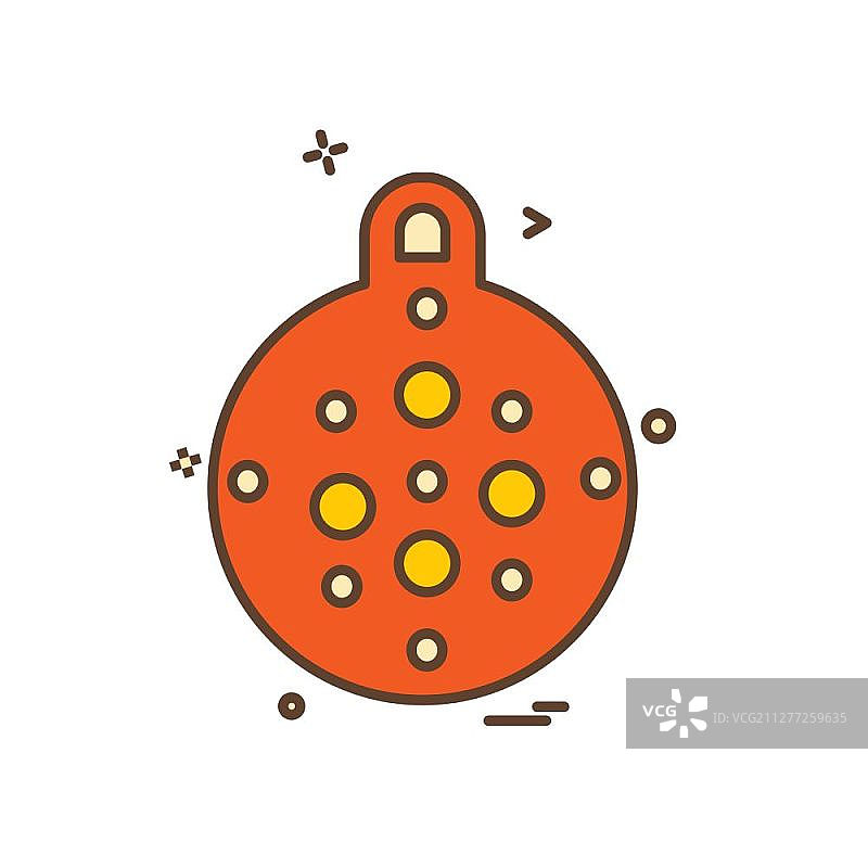 圣诞球图标设计矢量素材图片素材