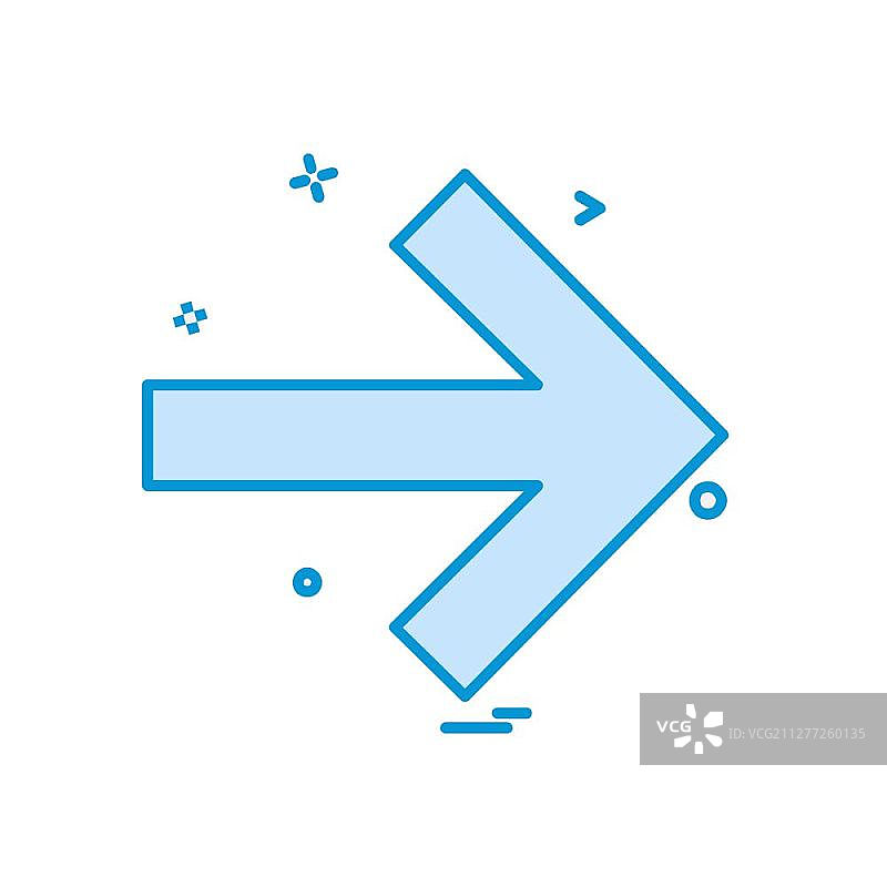 右箭头图标设计矢量图片素材