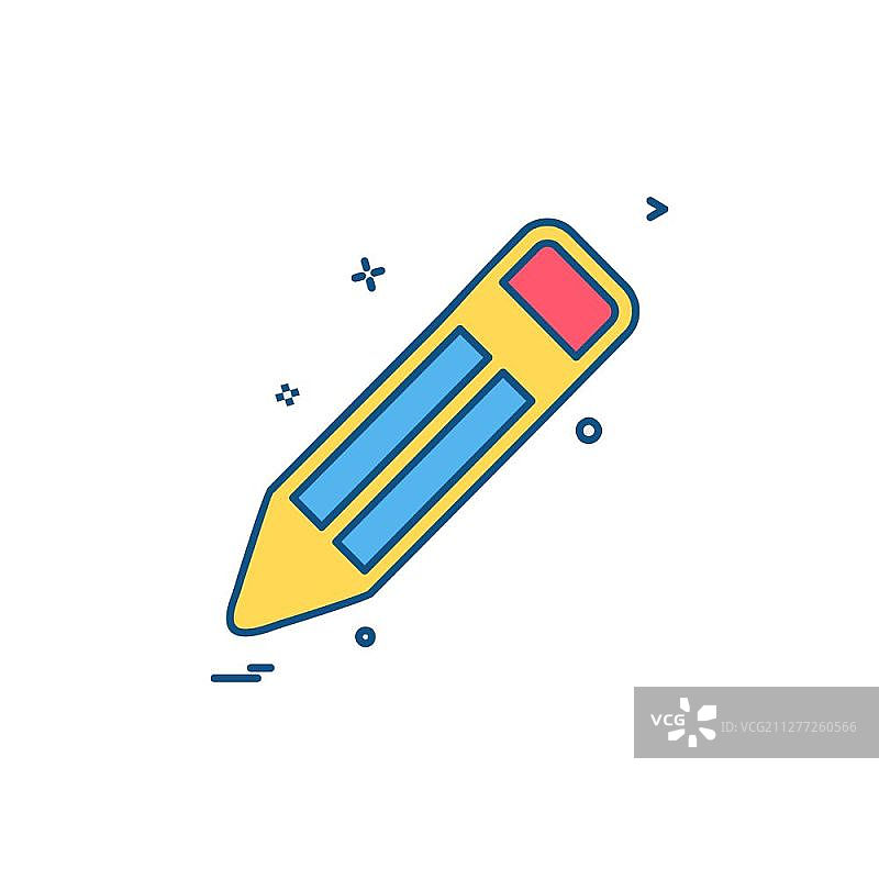 铅笔图标设计矢量图片素材