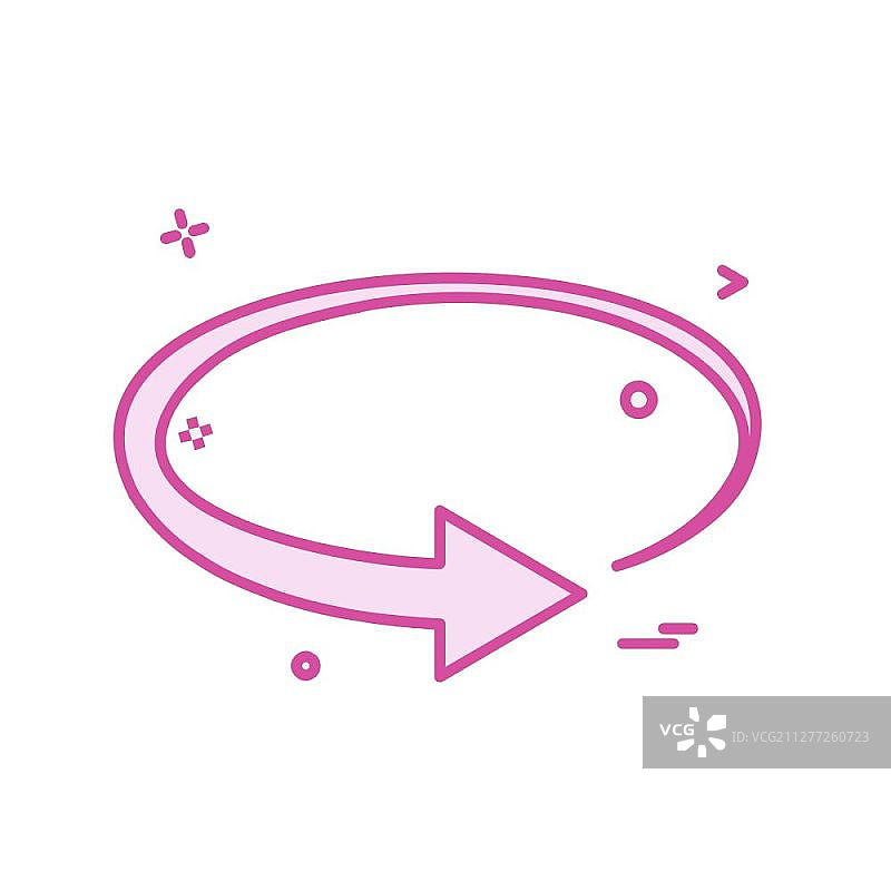 刷新图标设计矢量图图片素材