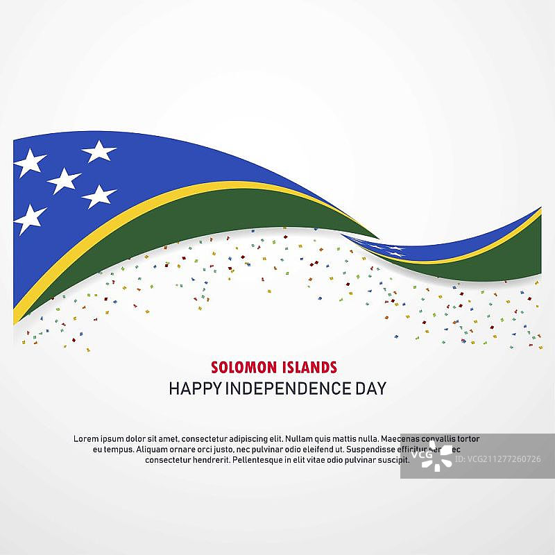 所罗门群岛独立日背景图片素材