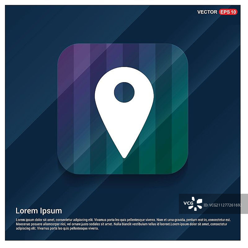 地图图钉图标图片素材