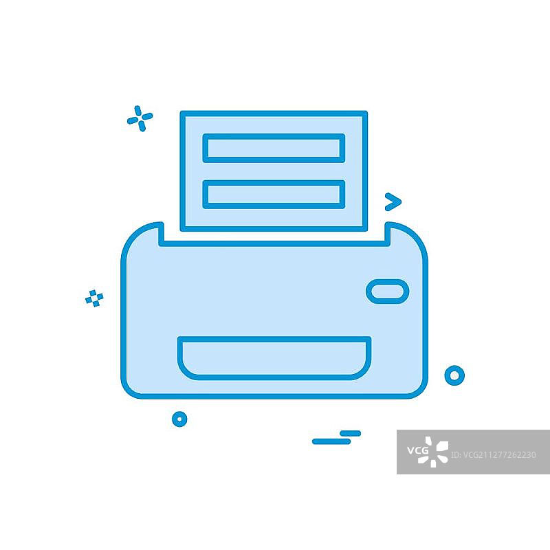打印机图标设计矢量图片素材