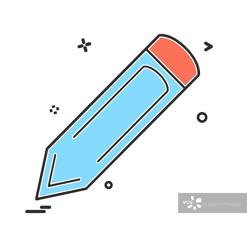 铅笔图标设计矢量图片素材