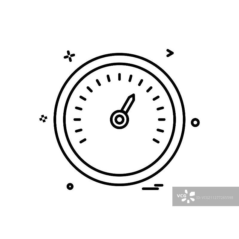 时钟图标设计矢量图片素材