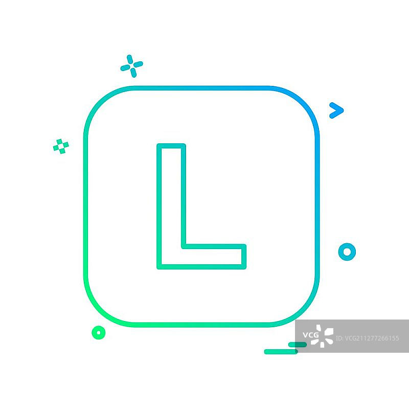 英文字母图标设计矢量素材图片素材