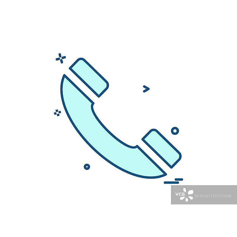 呼叫图标设计矢量图片素材