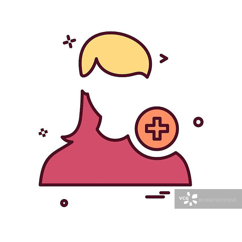 女性图标设计矢量图图片素材