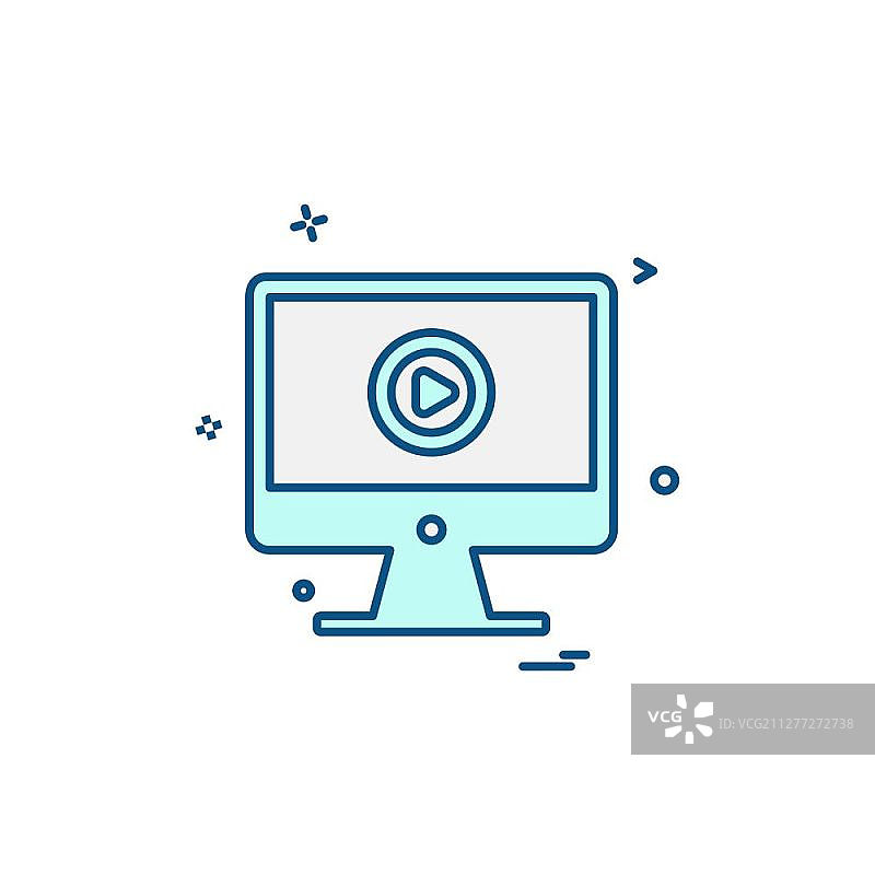 计算机图标设计矢量图片素材