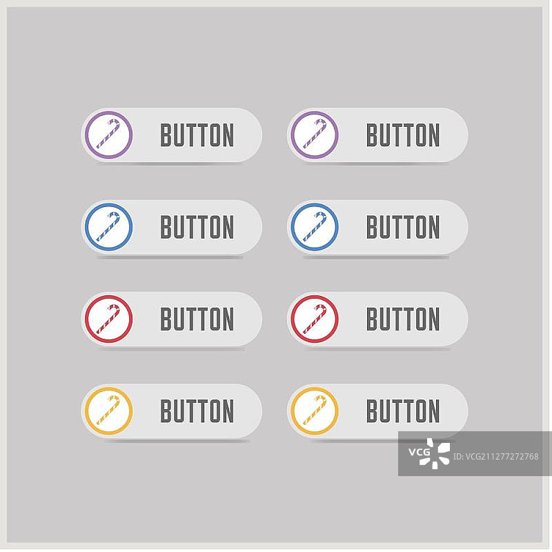 圣诞节拐杖糖图标 - 免费矢量图标图片素材