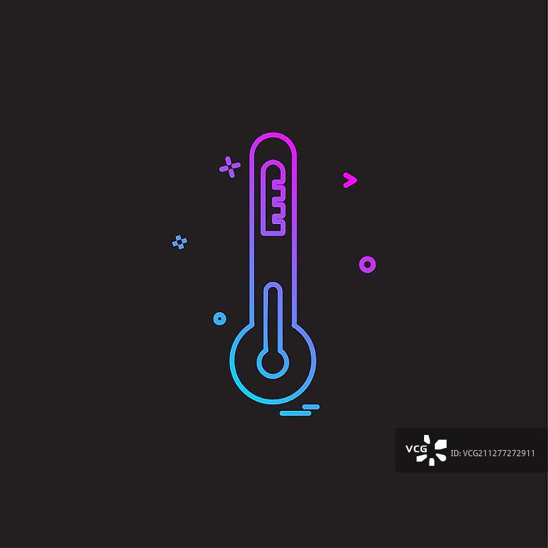 温度计图标设计矢量图图片素材
