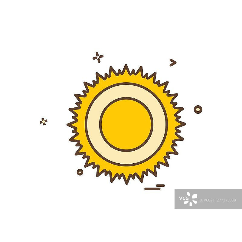 太阳图标设计矢量图片素材