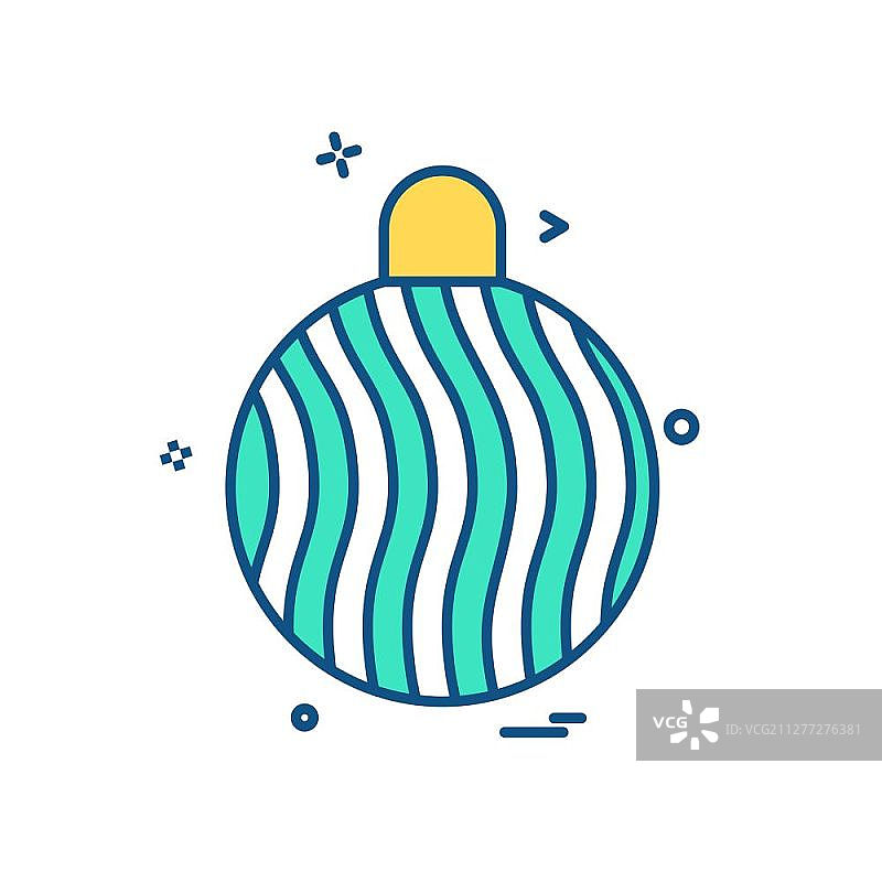 圣诞球图标设计矢量素材图片素材